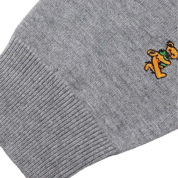 Sec 119 Grateful Dead Grey Dancing Bear Sweater size medium - Picture 6 of 8